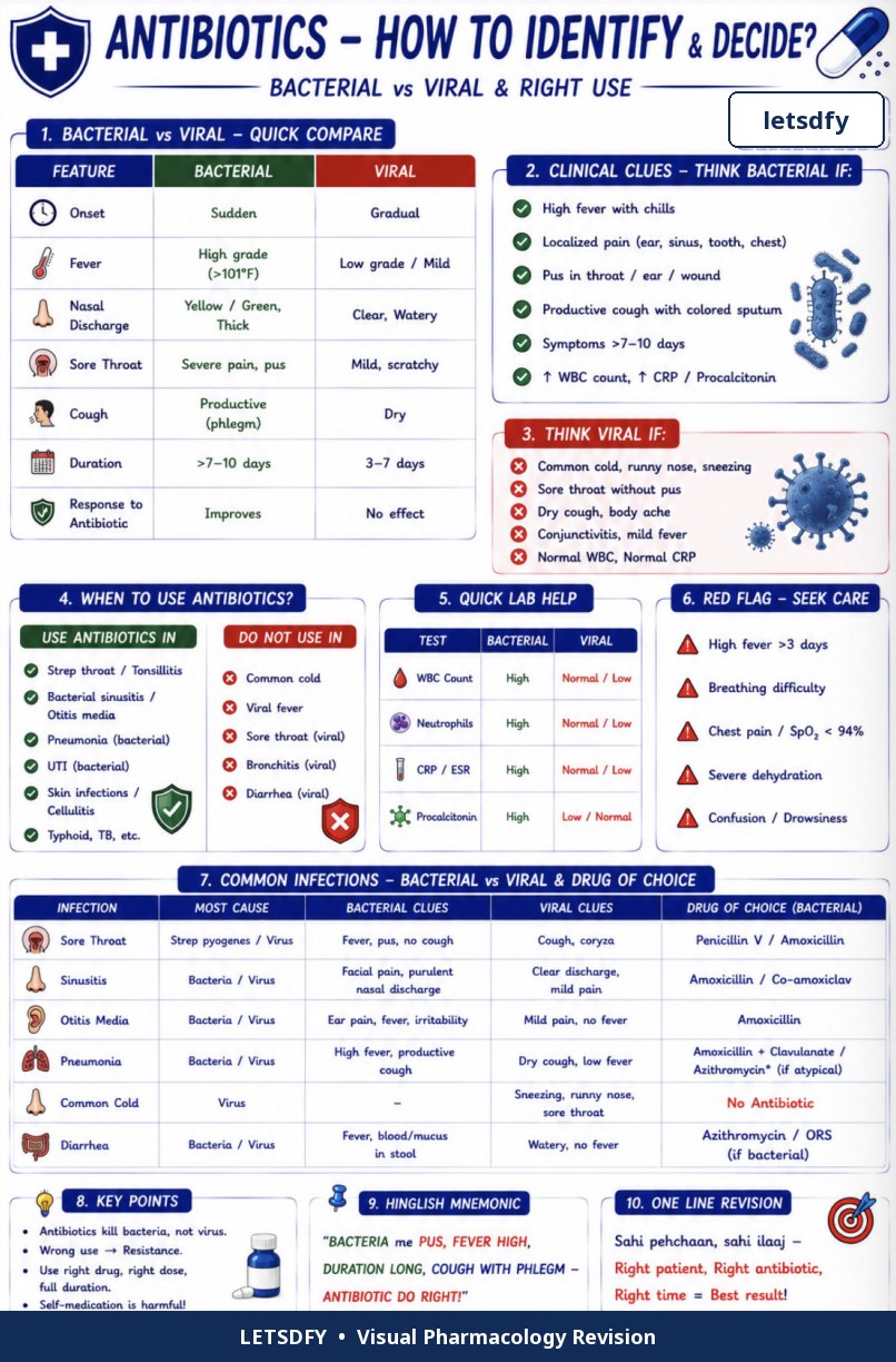 Sample page: Antibiotic Classification & Comparison
